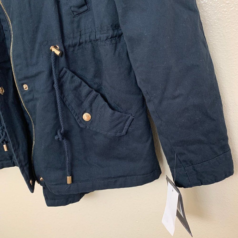 Anorak Utility Hooded Jacket Graphite Sherpa - Picture 6 of 12
